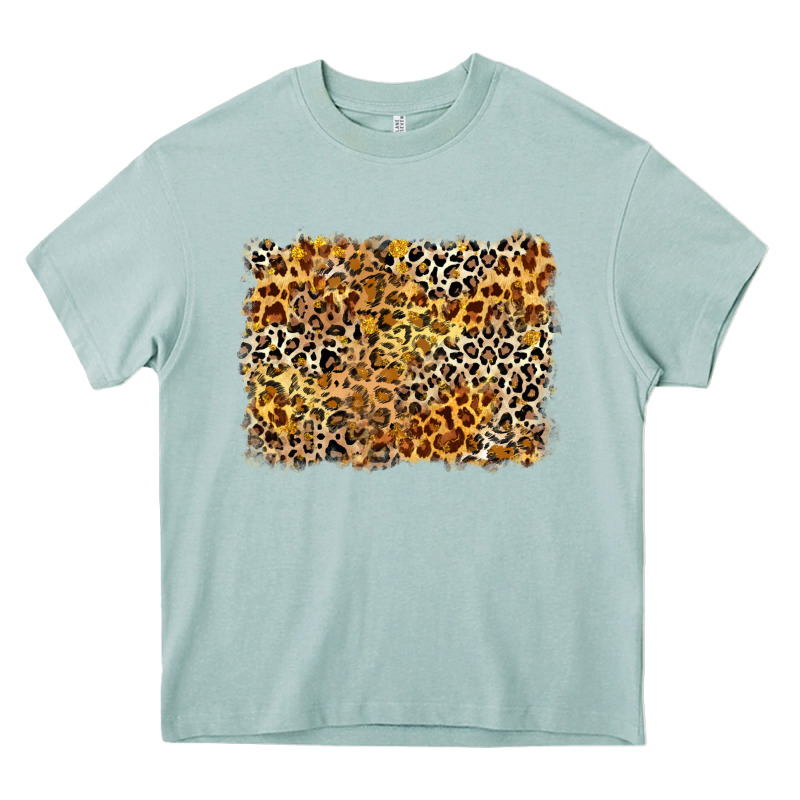 Leopard Background Heavy Core Tee by Zillion Design Studio | Teevron