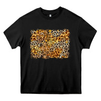 Black leopard background Heavy Core Tee - Zillion Design Studio