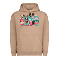 Pigment Burro pig coffee cups Urban Hoodie - OliviaCreatesArt