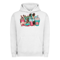 Pigment Lunar Rock pig coffee cups Urban Hoodie - OliviaCreatesArt