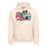 Sandshell pig coffee cups Urban Hoodie - OliviaCreatesArt