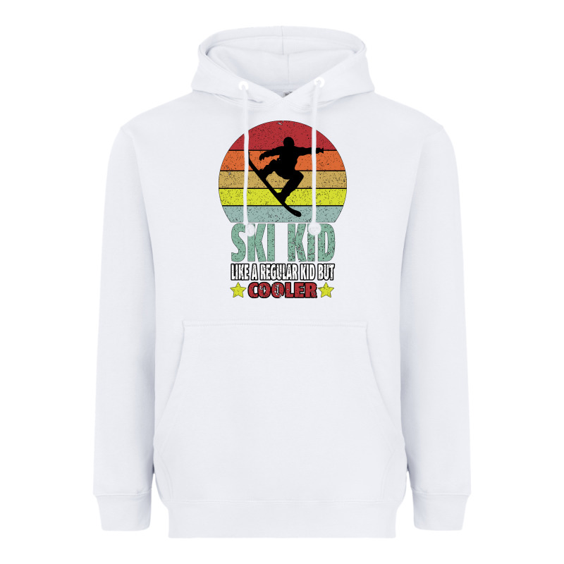 Ski Kid Like A Regular Kid But Coolers Heavyweight Hoodie by Bettercallsaul | Teevron
