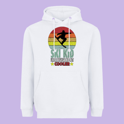 Ski Kid Like A Regular Kid But Coolers Heavyweight Hoodie Designed By Bettercallsaul