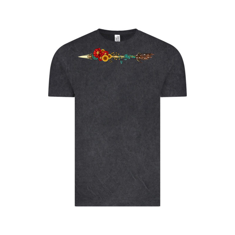 Flowers And Arrow With Gemstone Vintage Tee by Artiststas | Teevron