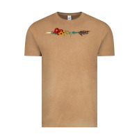Vintage Camel flowers and arrow with gemstone Vintage Tee - Artiststas