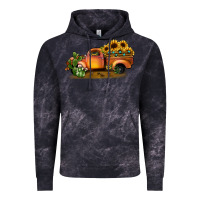 Cloud Black sunflower truck Vintage Hoodie - JahusDesignShop