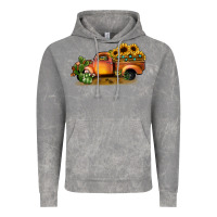 Cloud Rock sunflower truck Vintage Hoodie - JahusDesignShop