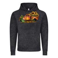 Vintage Black sunflower truck Vintage Hoodie - JahusDesignShop