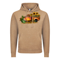 Vintage Coffee sunflower truck Vintage Hoodie - JahusDesignShop