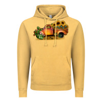 Sunflower Truck Vintage Hoodie | Teevron