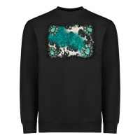 Black gemstones background Heavyweight Sweatshirt - BarkalooDesign