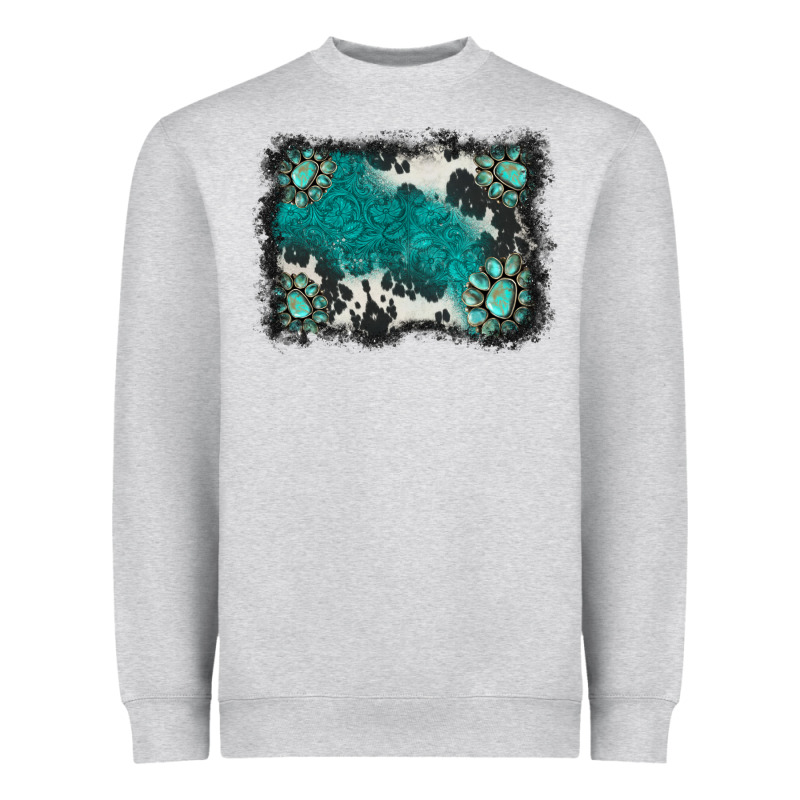 Gemstones Background Heavyweight Sweatshirt by BarkalooDesign | Teevron
