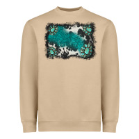 Mushroom gemstones background Heavyweight Sweatshirt - BarkalooDesign