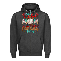 Charcoal Heather I'm A Baseball Mom We Don't Do That Zipper Hoodie - BundleAndBundleShop