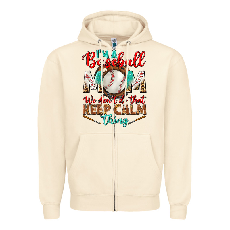 I'm A Baseball Mom We Don't Do That Zipper Hoodie by BundleAndBundleShop | Teevron