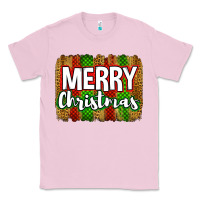 Bubblegum Pink merry christmas brushstroke Classic Tee - Jasminsmagicworld