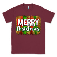Burgundy merry christmas brushstroke Classic Tee - Jasminsmagicworld
