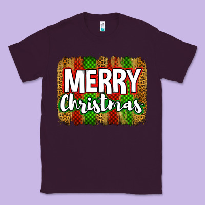 Merry Christmas Brushstroke Classic Tee Designed By Jasminsmagicworld