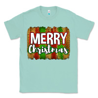 Seafoam merry christmas brushstroke Classic Tee - Jasminsmagicworld