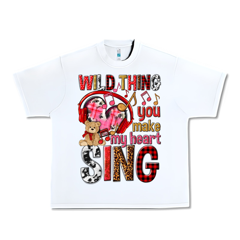 Wild Thing You Make My Heart Sing Urban Heavy Tee by NancyCooperArtShop | Teevron