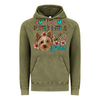 Vintage Olive life is better with a yorkie Vintage Hoodie - Jasminsmagicworld