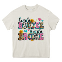 Cream kinda boujee kinda broke Heavy Core Tee - Zillion Design Studio