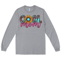 Heather Grey cool mom Long Sleeve Tee - JahusDesignShop