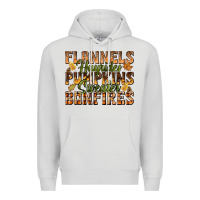 Dove Grey Flannels Hayrides Pumpkins Premium Hoodie - texasbilliewilder