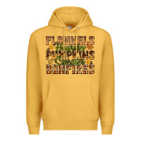 Flannels Hayrides Pumpkins Premium Hoodie | Teevron