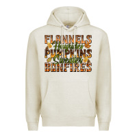 Oatmeal Heather Flannels Hayrides Pumpkins Premium Hoodie - texasbilliewilder