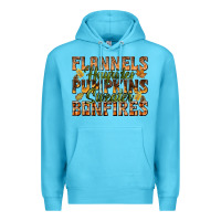 Ocean Blue Flannels Hayrides Pumpkins Premium Hoodie - texasbilliewilder