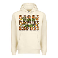 Sandshell Flannels Hayrides Pumpkins Premium Hoodie - texasbilliewilder