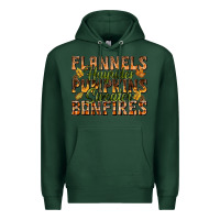 Sports Green Flannels Hayrides Pumpkins Premium Hoodie - texasbilliewilder