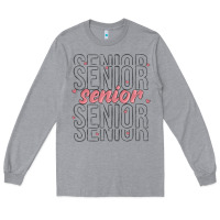 Heather Grey senior Long Sleeve Tee - MaliasSmallBusiness