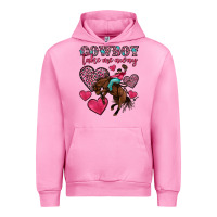 Fuchsia Pink cowboy take me away Urban Hoodie - OliviaCreatesArt