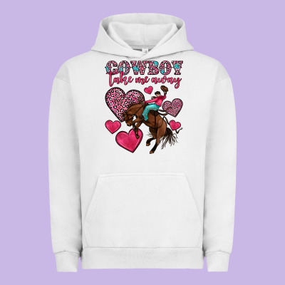 Cowboy Take Me Away Urban Hoodie Designed By Oliviacreatesart