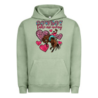 Pigment Oil Green cowboy take me away Urban Hoodie - OliviaCreatesArt