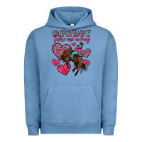 Pigment Pebble Blue cowboy take me away Urban Hoodie - OliviaCreatesArt