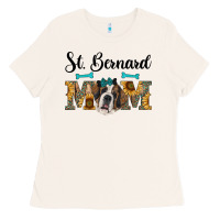 Bone western st. bernard mom Ladies Tee - RanaPortraitStore