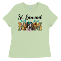 Matcha western st. bernard mom Ladies Tee - RanaPortraitStore
