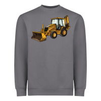 Storm Backhoe Loader Truck Heavyweight Sweatshirt - LillyAllenDesigns