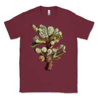 Burgundy cholla tree cactus Classic Tee - LillyAllenDesigns