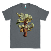 Charcoal Heather cholla tree cactus Classic Tee - LillyAllenDesigns