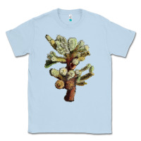 Dusty Blue cholla tree cactus Classic Tee - LillyAllenDesigns