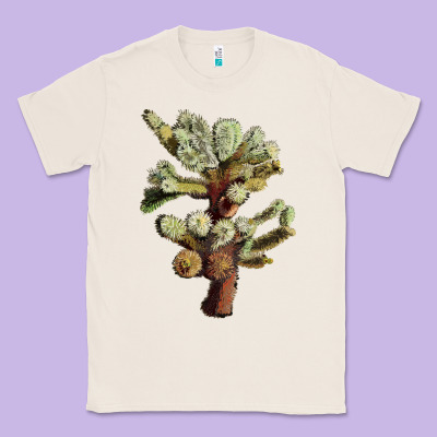 Cholla Tree Cactus Classic Tee Designed By Lillyallendesigns