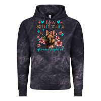 Cloud Black life is better with a german shepherd Vintage Hoodie - Jasminsmagicworld