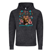 Vintage Black life is better with a german shepherd Vintage Hoodie - Jasminsmagicworld