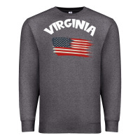 Charcoal Heather VIRGINIA Premium Sweatshirt - Bettercallsaul