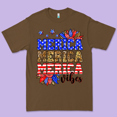 Merica Merica Merica Vibes Premium Tee Designed By Neo Western