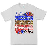 Dove Grey Merica merica merica vibes Premium Tee - Neo Western